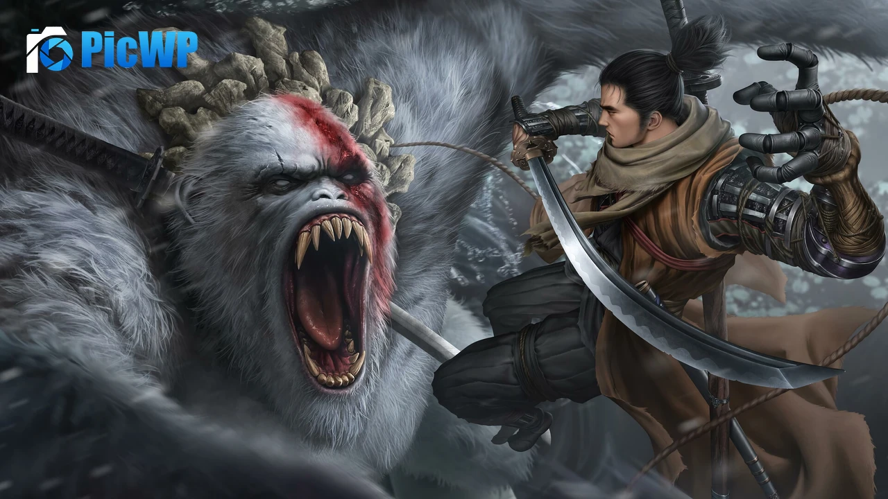 Guardian Ape Sekiro: Shadows Die Twice 4K PC Wallpaper
