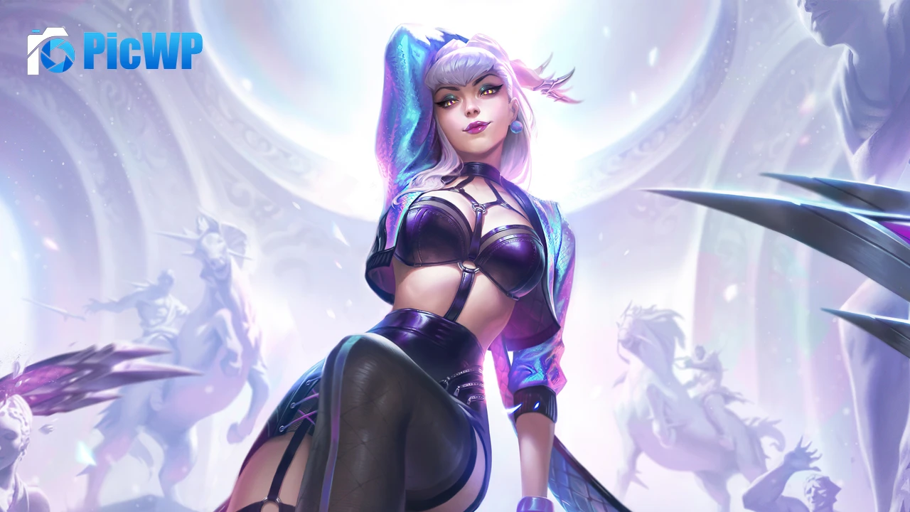 KDA ALL OUT Evelynn K-pop 4K PC Wallpaper