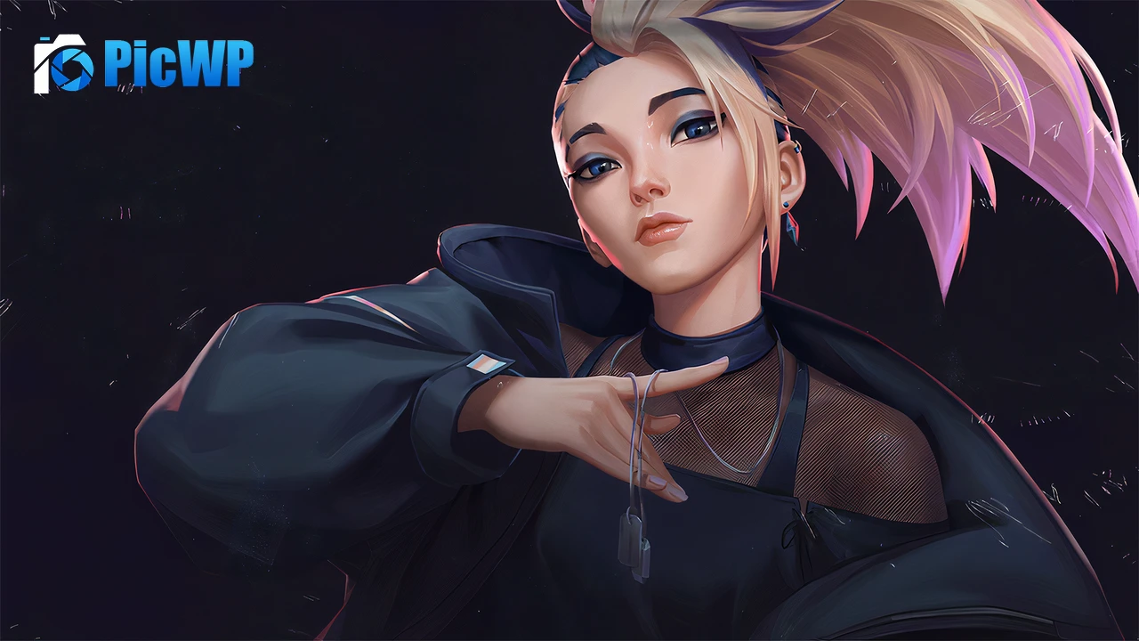KDA Akali The Baddest 4K PC Wallpaper