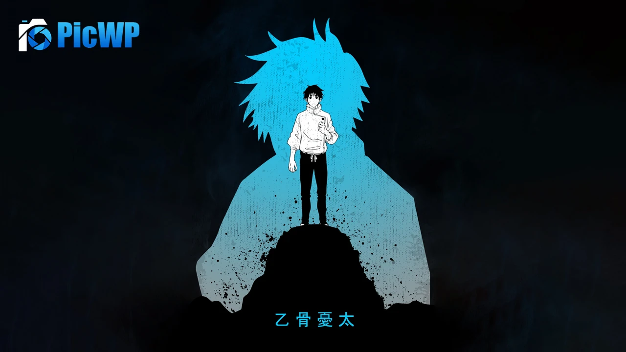 Yuta Okkotsu Dark background 4K PC Wallpaper
