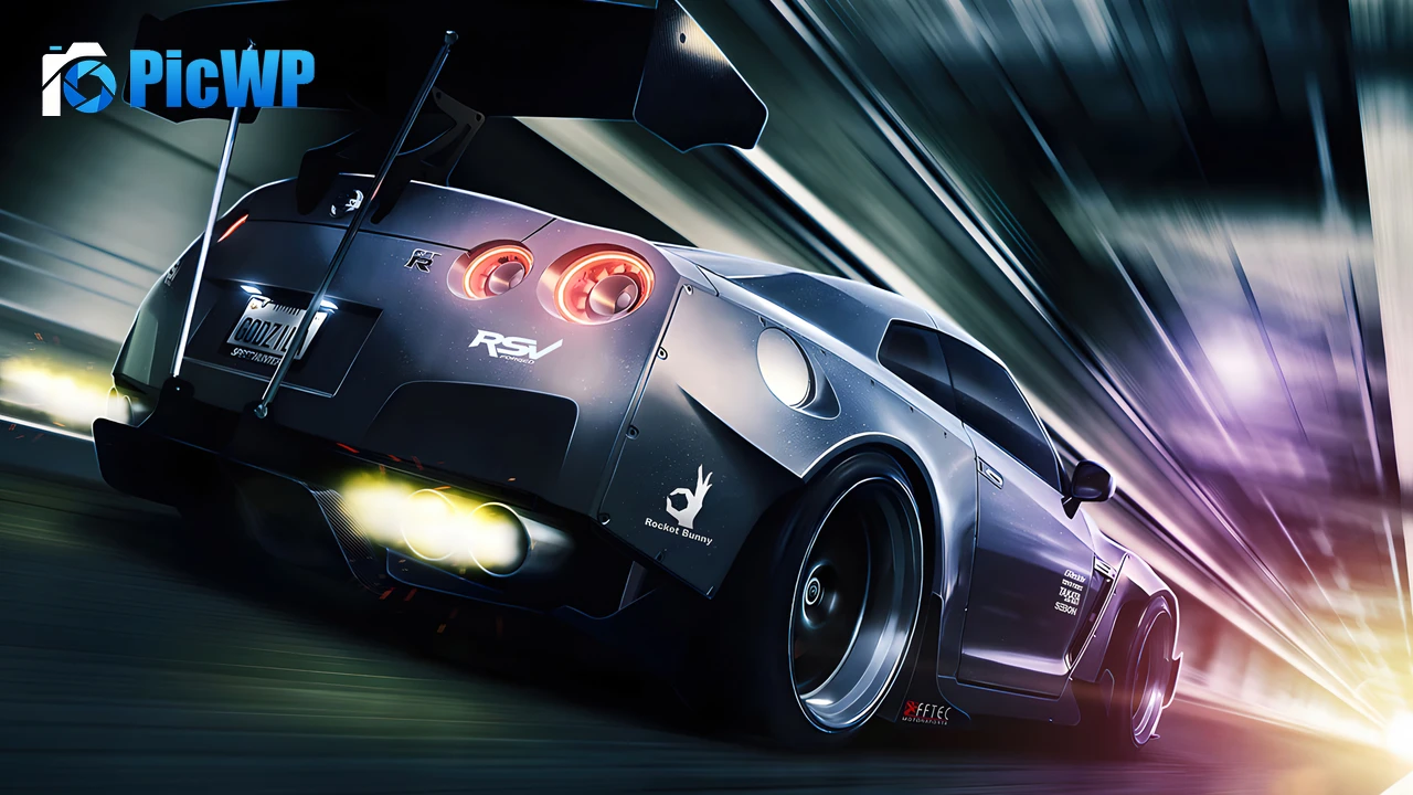 Nissan GT-R R35 AI art 4K PC Wallpaper