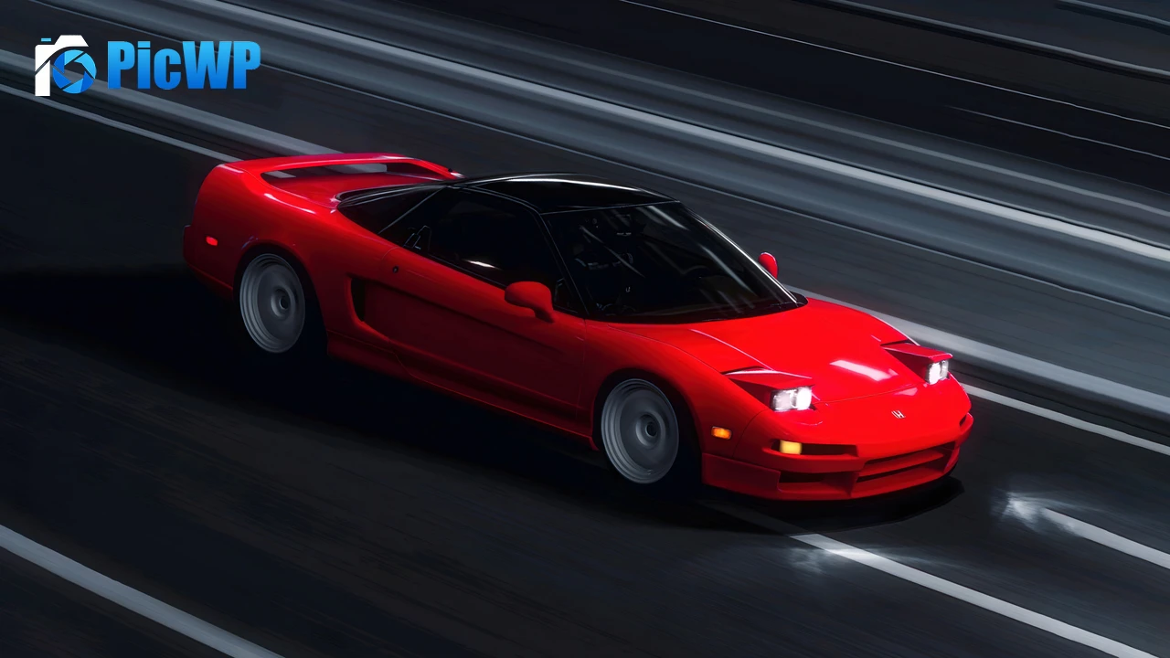 Honda Civic Red cars 4K PC Wallpaper