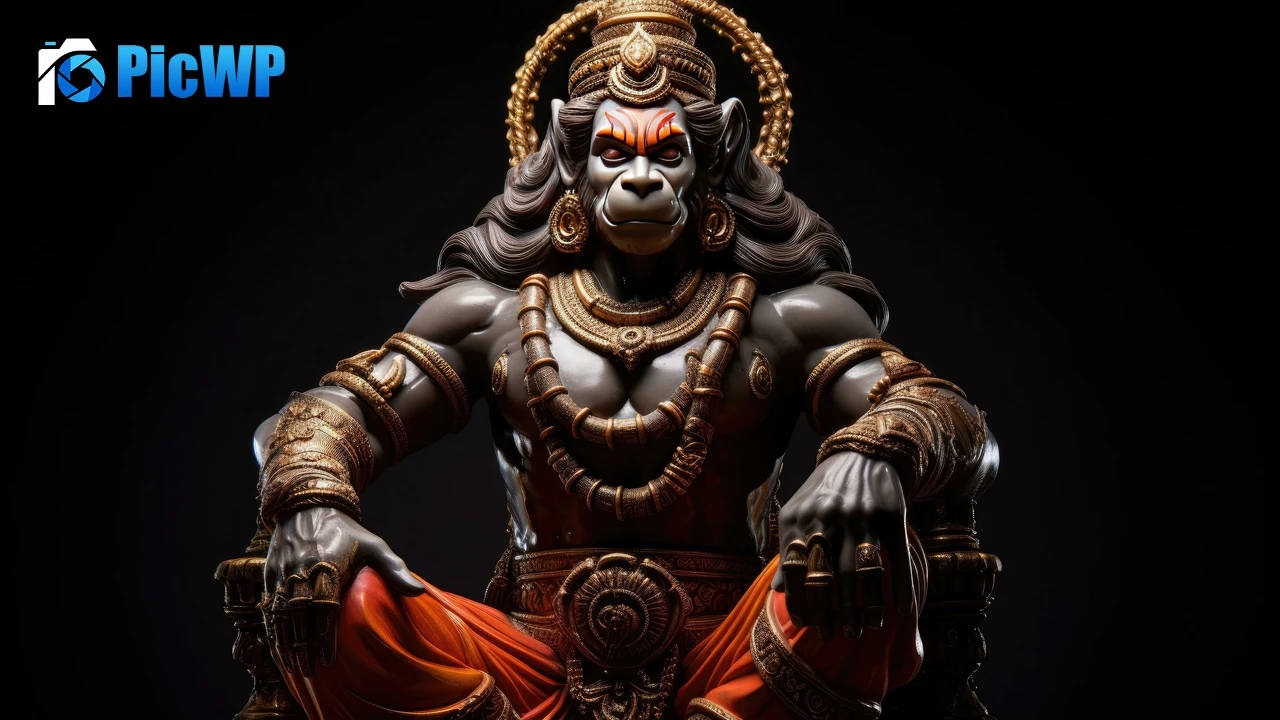 Lord Hanuman Illustration 4K PC Wallpaper