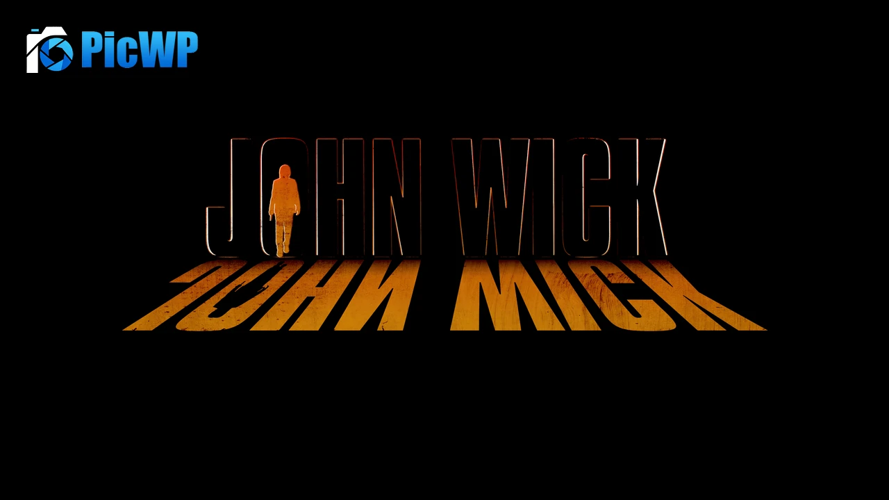 John Wick Black background 4K PC Wallpaper