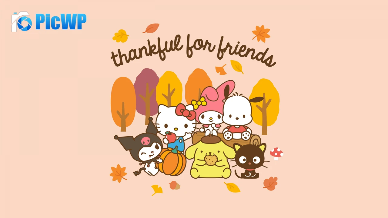 Thankful Friends 4K PC Wallpaper