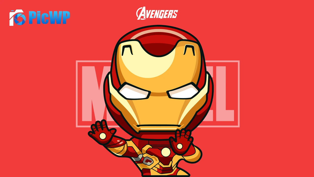 Iron Man Chibi 4K PC Wallpaper