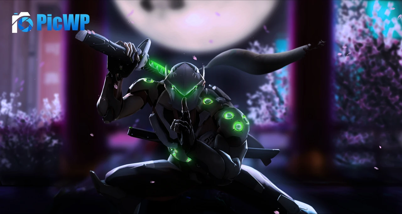 Genji Overwatch 4K PC Wallpaper