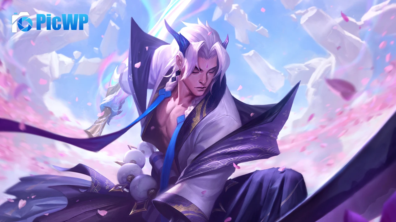 Spirit Blossom Yone League of Legends 4K PC Wallpaper