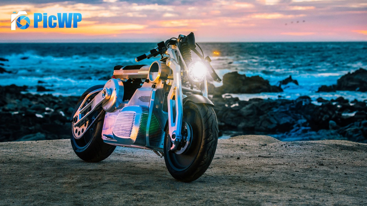 Curtiss Zeus Concept Prototype Electric bikes 4K PC Wallpaper