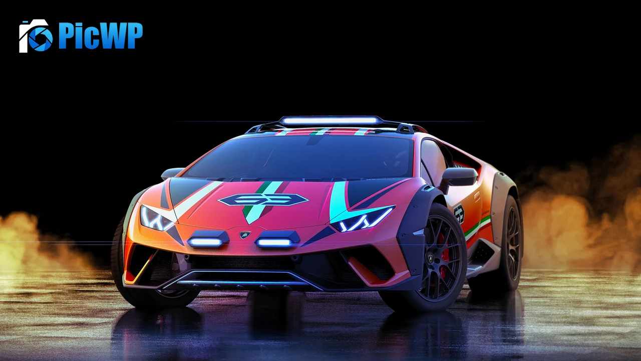 Lamborghini Huracan Sterrato Off-road Racing 4K PC Wallpaper