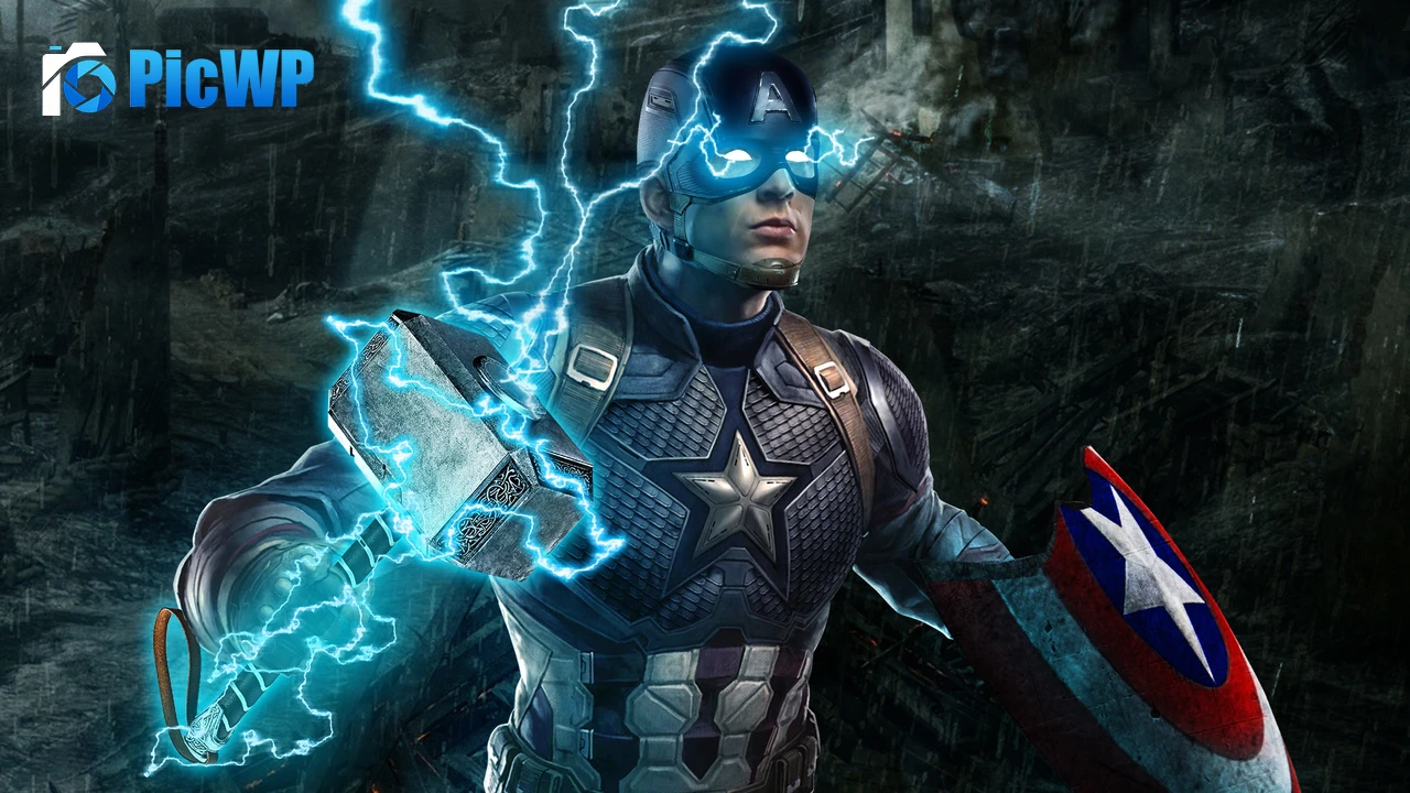 Captain America Avengers: Endgame 4K PC Wallpaper