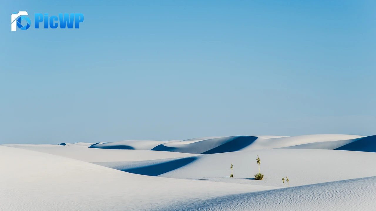 White Sands National Monument Desert 4K PC Wallpaper
