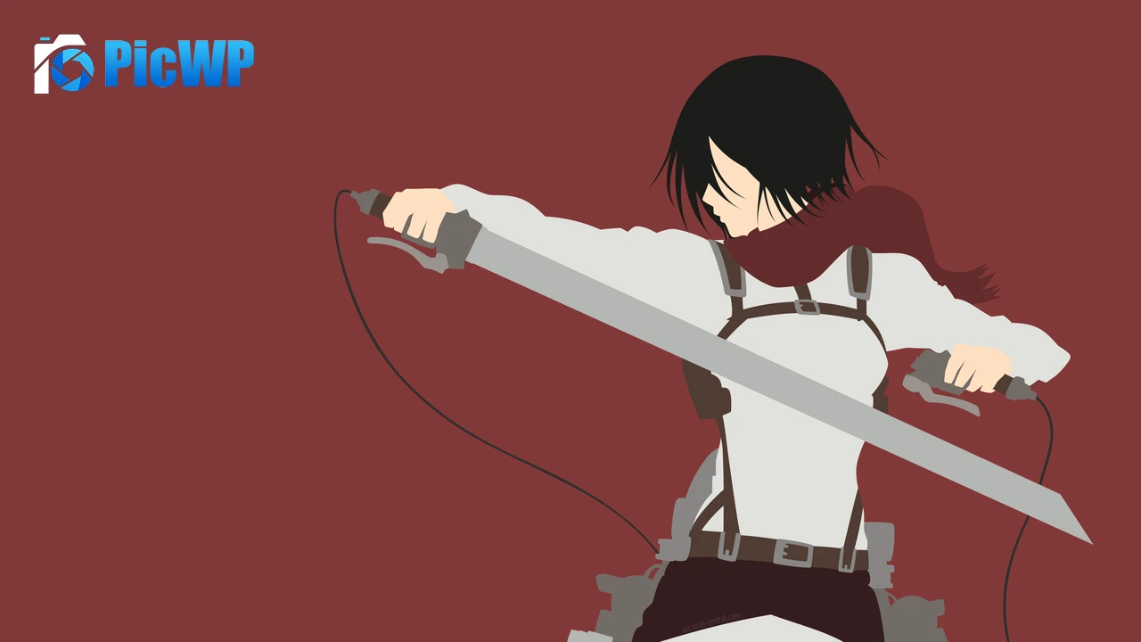 Mikasa Ackerman Faceless 4K PC Wallpaper