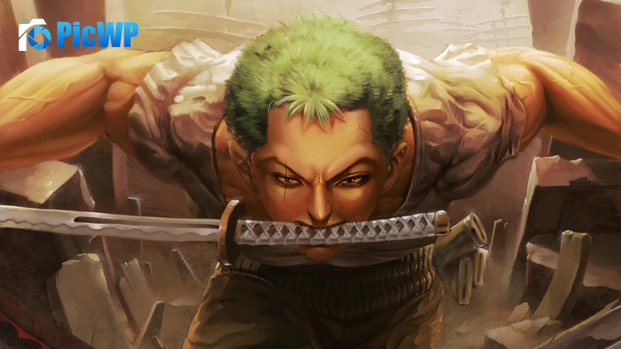 Roronoa Zoro Three Sword Style 4K PC Wallpaper