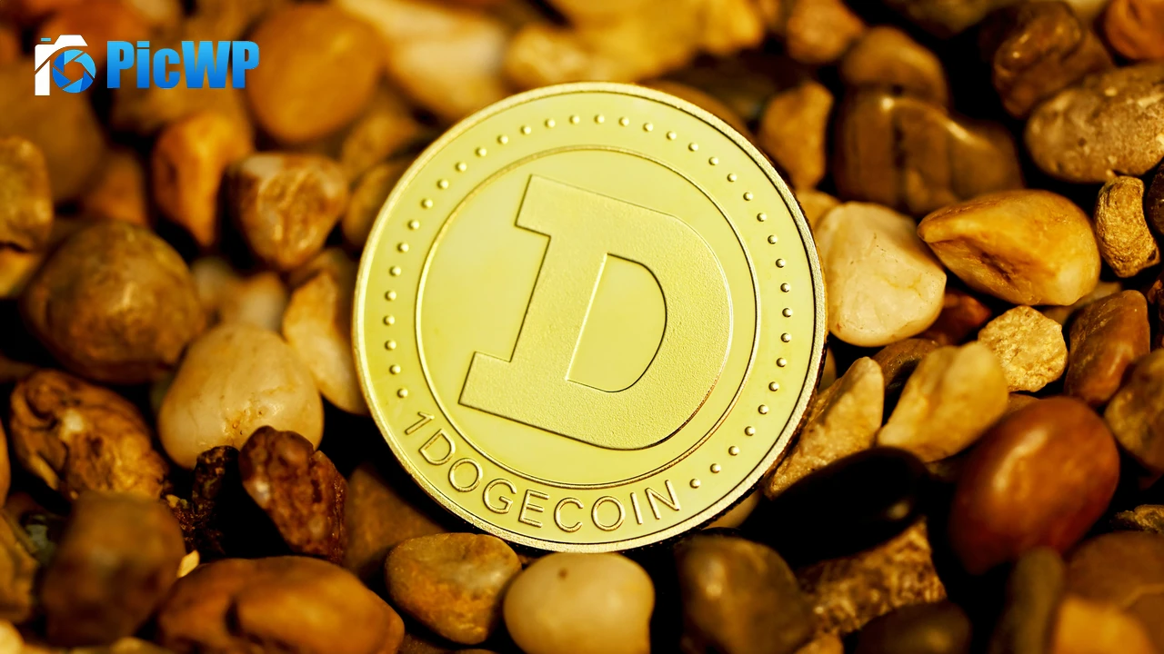 Golden Dogecoin 8K PC Wallpaper