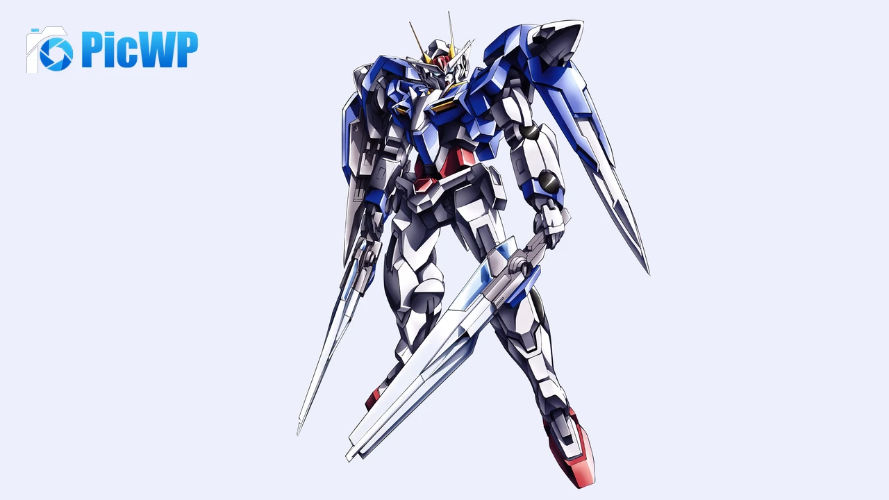 GN-0000 00 Gundam Render 6K PC Wallpaper