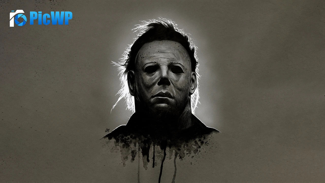 Spooky Michael Myers 6K PC Wallpaper