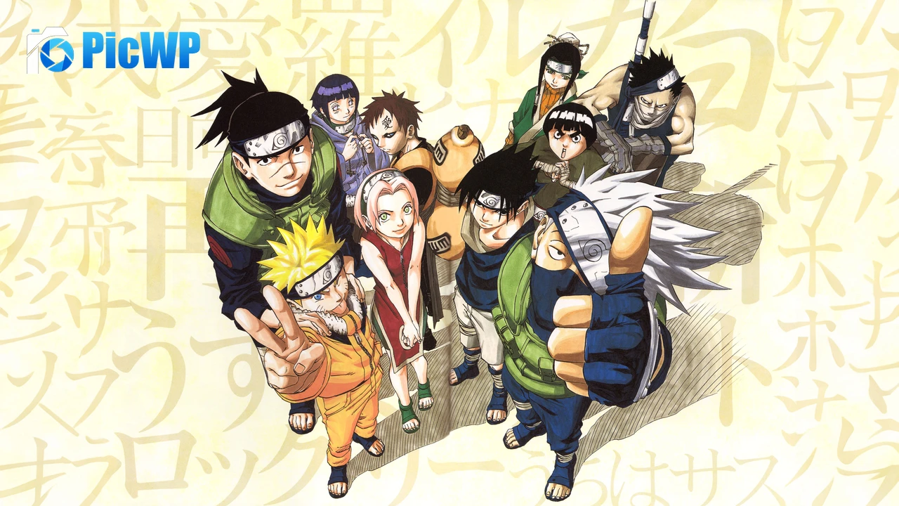 Naruto Character art 6K PC Wallpaper