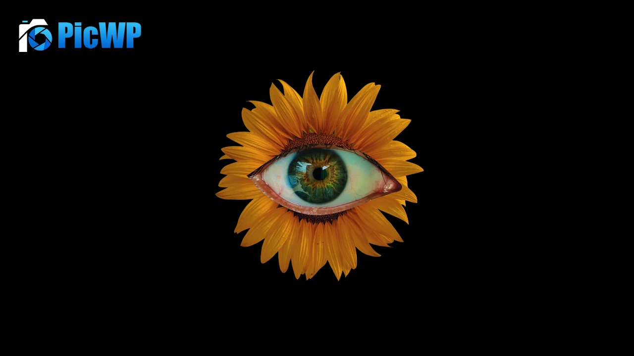 Sunflower Weirdcore 6K PC Wallpaper