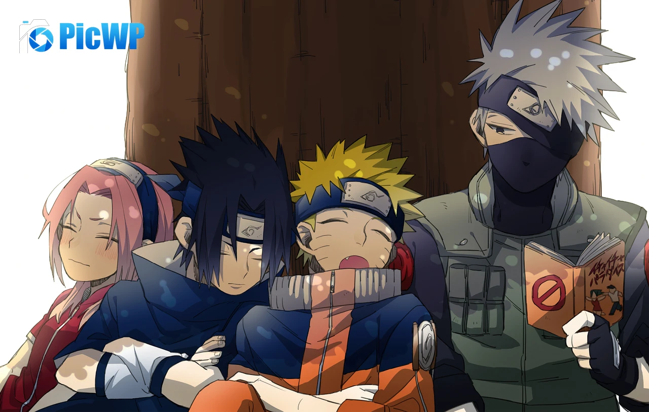 Sakura Haruno Sasuke Uchiha 4K PC Wallpaper