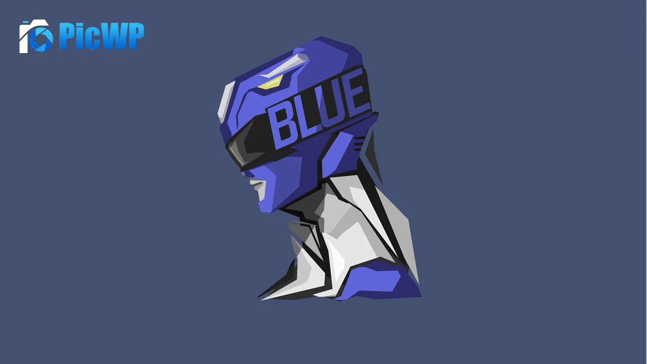 Blue Ranger Power Rangers 8K PC Wallpaper