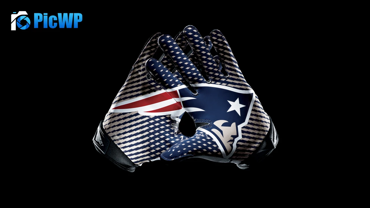 New England Patriots Gloves 8K PC Wallpaper