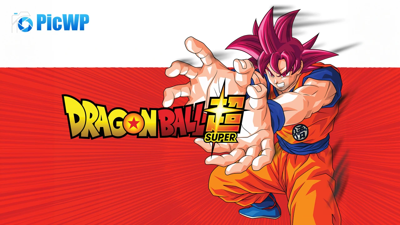 Dragon Ball Super SSGOD Goku  6K PC Wallpaper