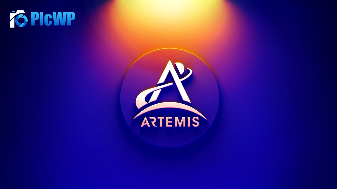 NASA Artemis Gradient background 6K PC Wallpaper