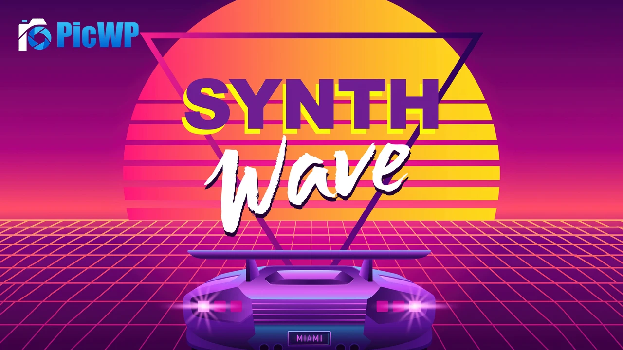 Synthwave Outrun 6K PC Wallpaper