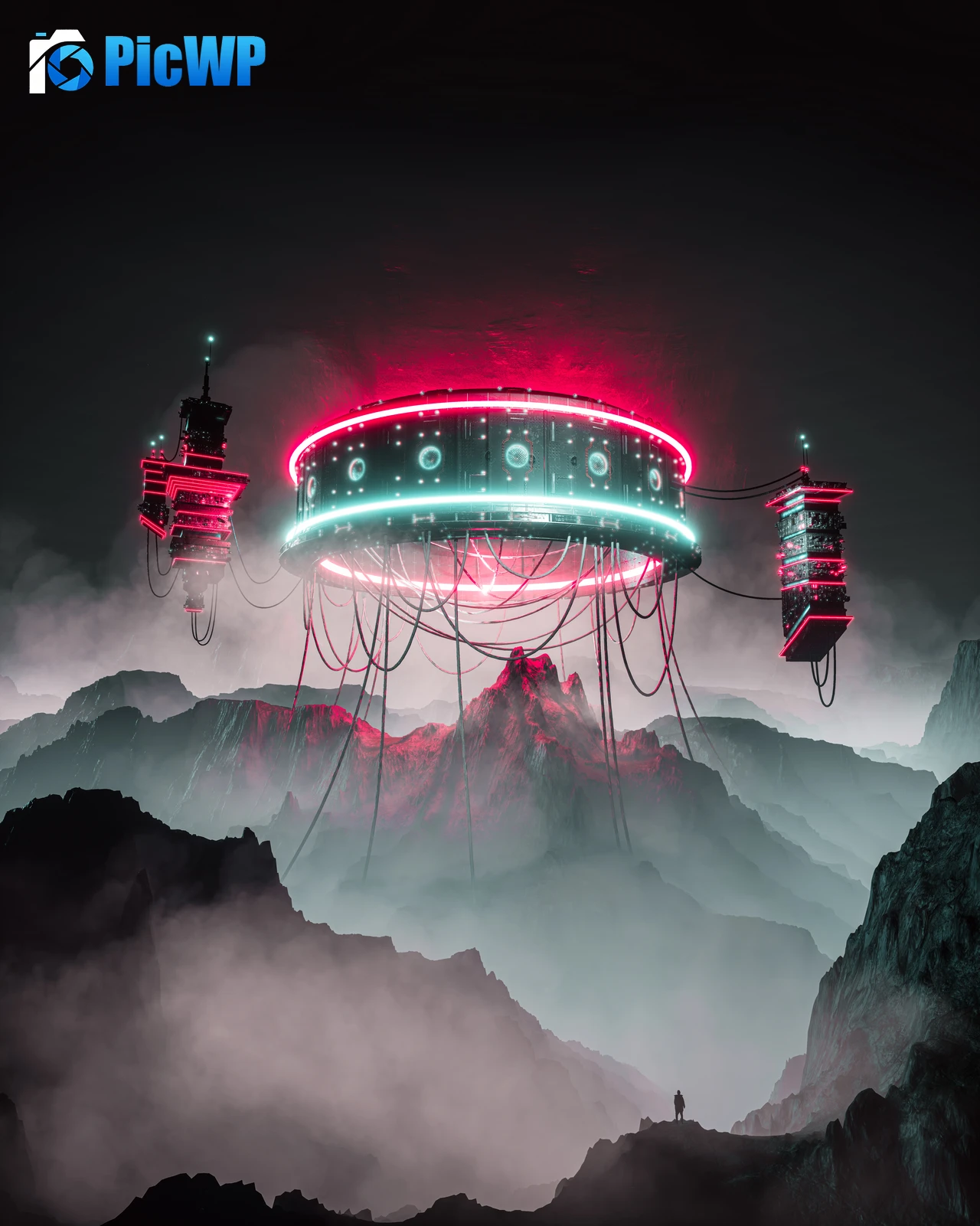 Extraterrestrial UFO 8K Mobile Wallpaper
