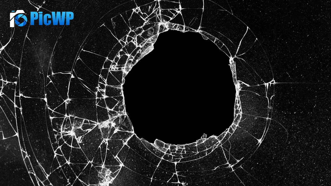 Cracked screen 6K PC Wallpaper