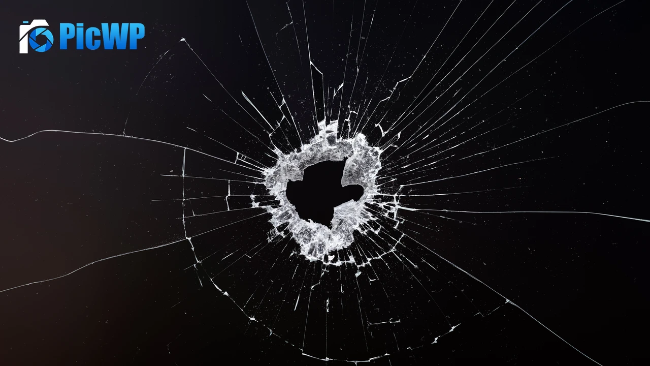 Shattered glass 6K PC Wallpaper