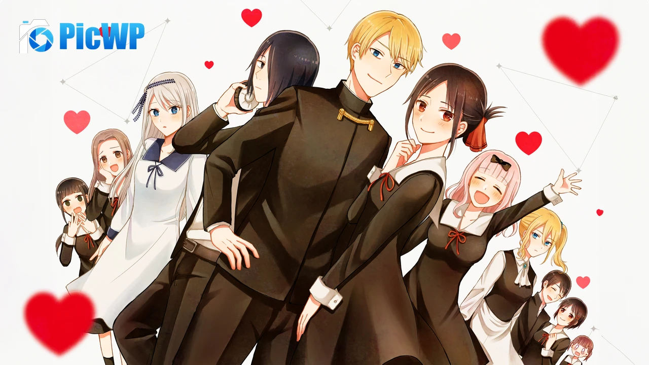 Kaguya-sama: Love is War Anime series 6K PC Wallpaper