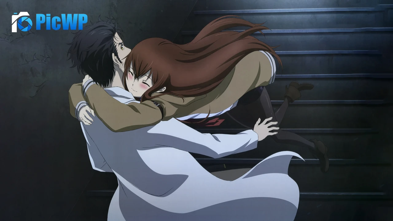 Rintaro Okabe Kurisu Makise 8K PC Wallpaper