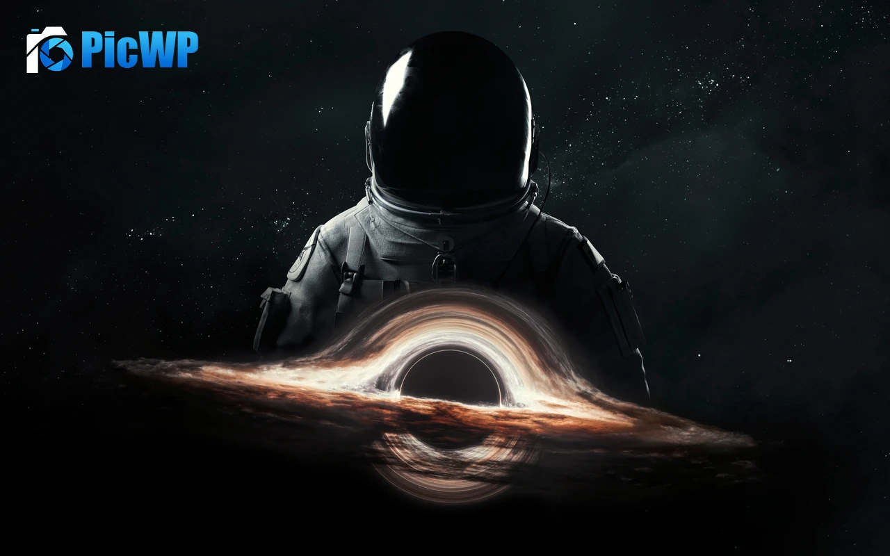 Astronaut Wormhole 6K PC Wallpaper