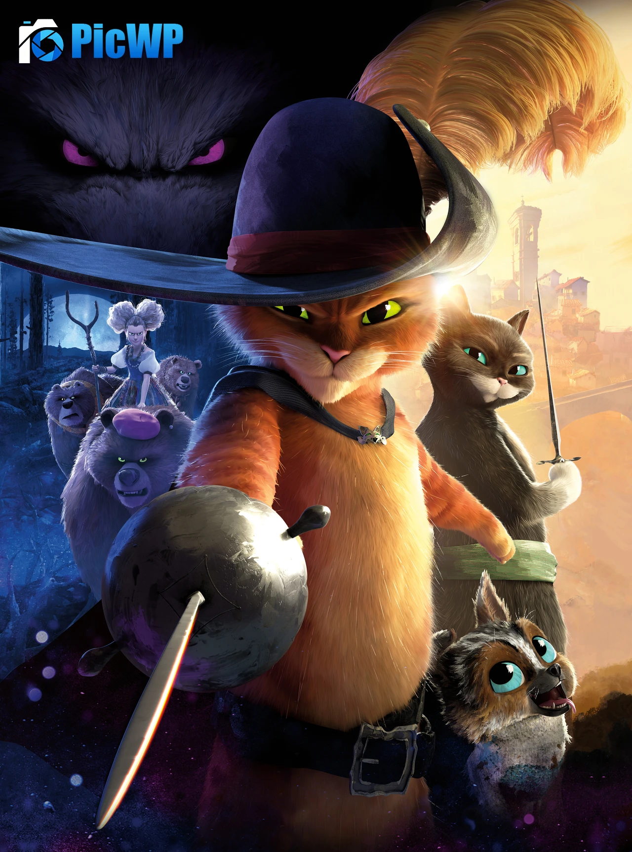 Puss in Boots: The Last Wish 2023 Movies 6K Mobile Wallpaper