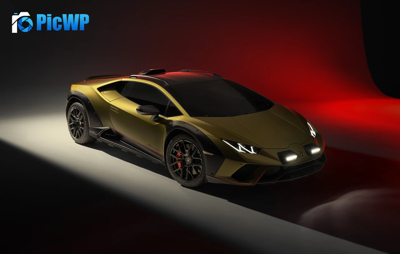 Lamborghini Huracan Sterrato Rally supercar 8K PC Wallpaper