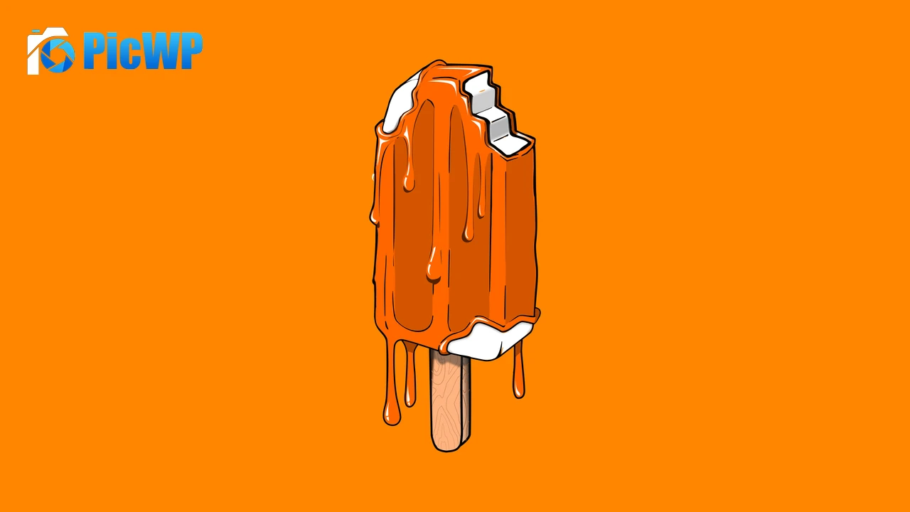 Drippy Popsicle Ice pop 9K PC Wallpaper