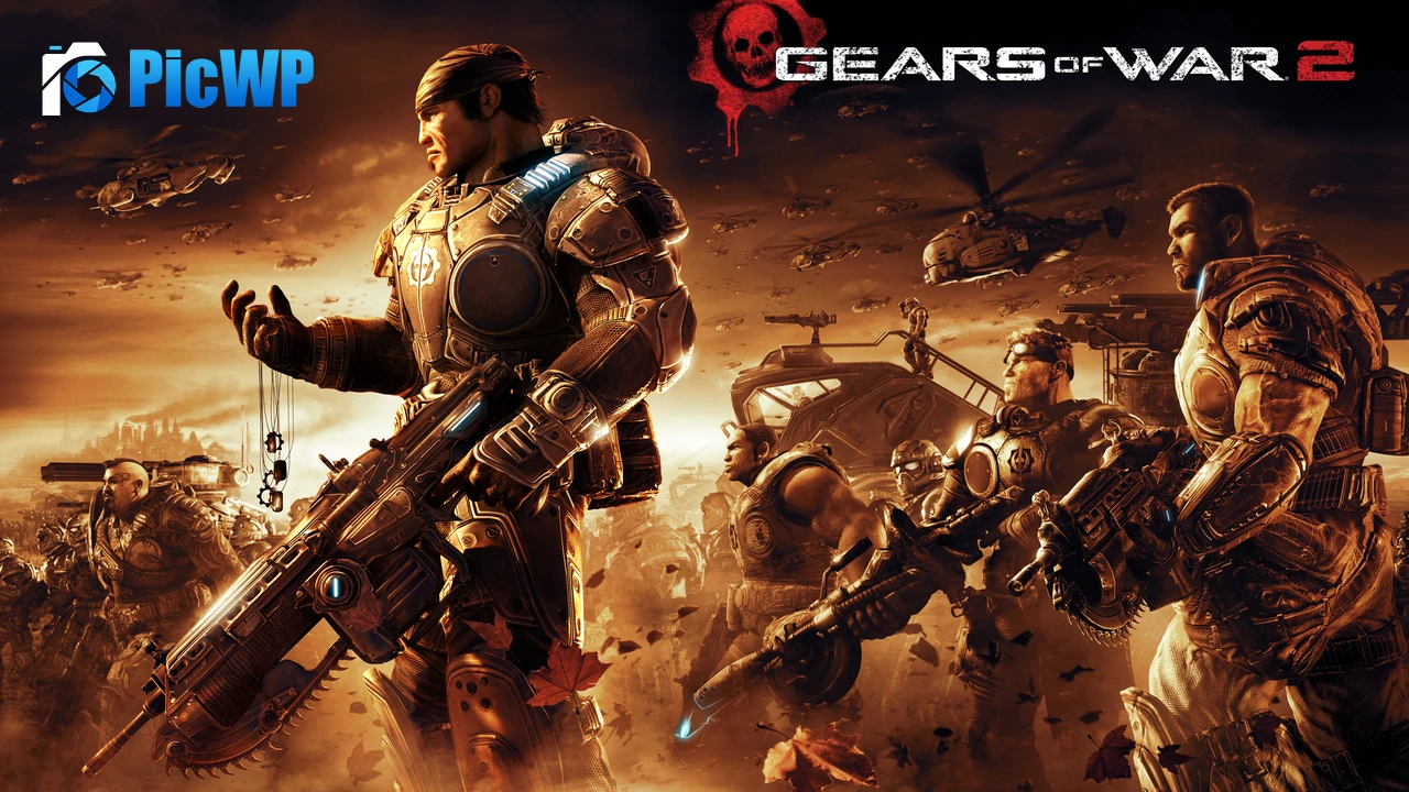 Gears of War 2 Video Game 6K PC Wallpaper