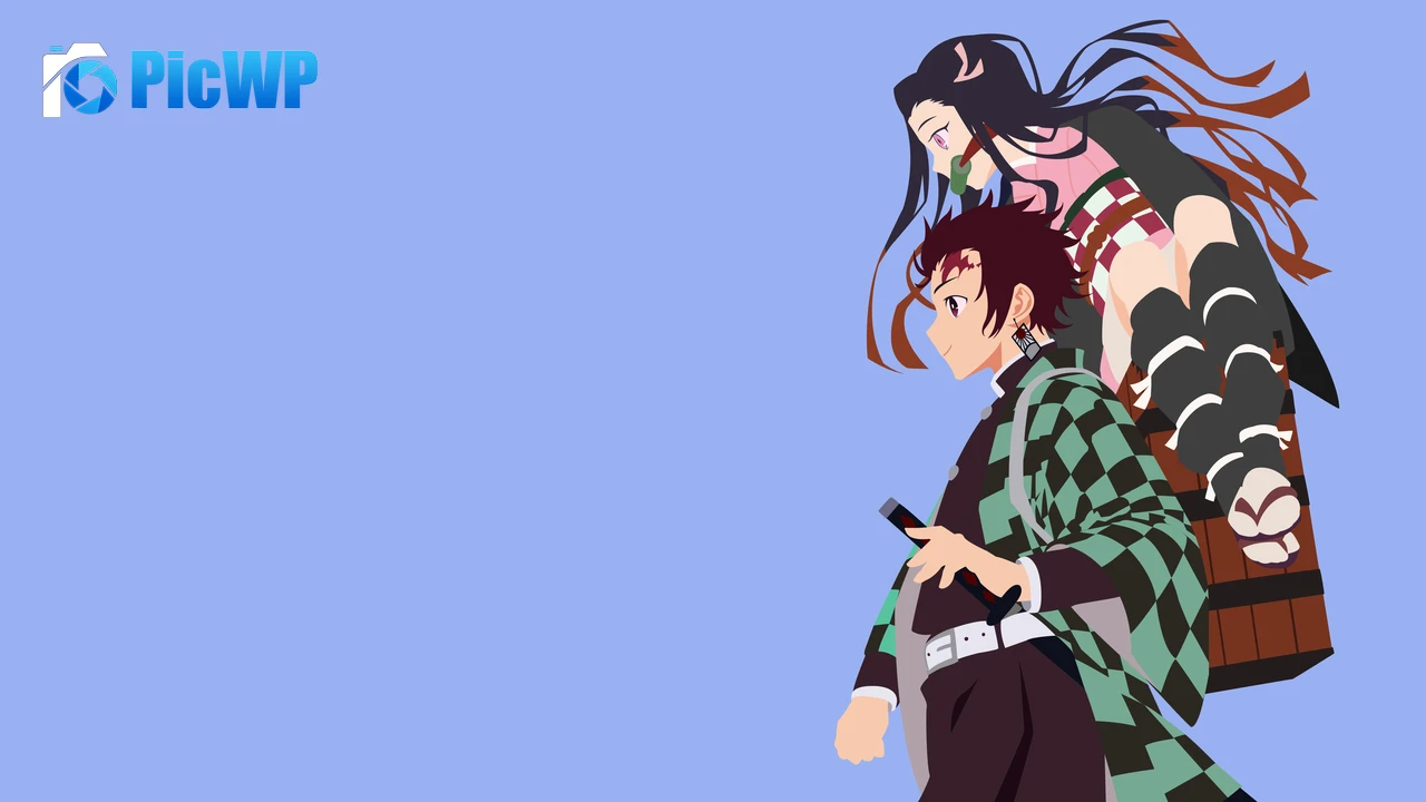 Demon Slayer: Kimetsu no Yaiba Minimalist 6K PC Wallpaper