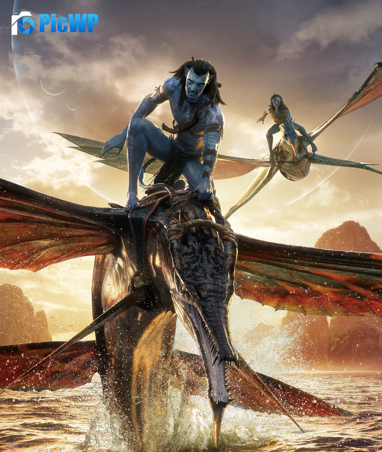 Avatar: The Way of Water Jake Sully 5K Mobile Wallpaper