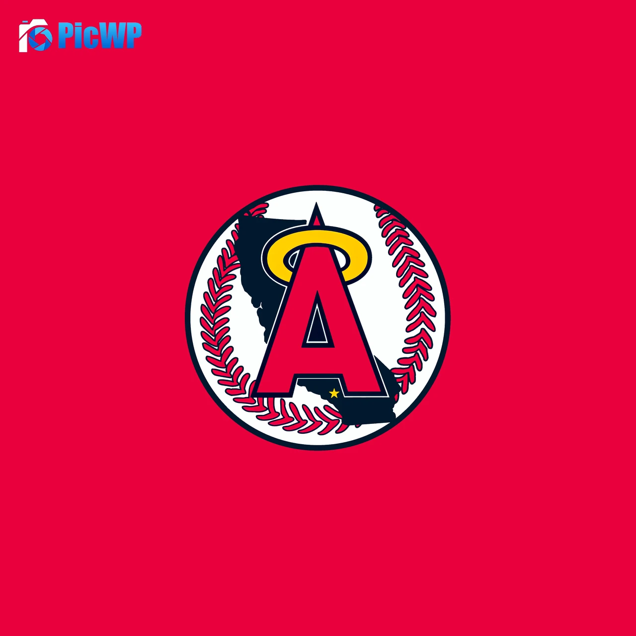Los Angeles Angels American baseball team 6K Fold Wallpaper