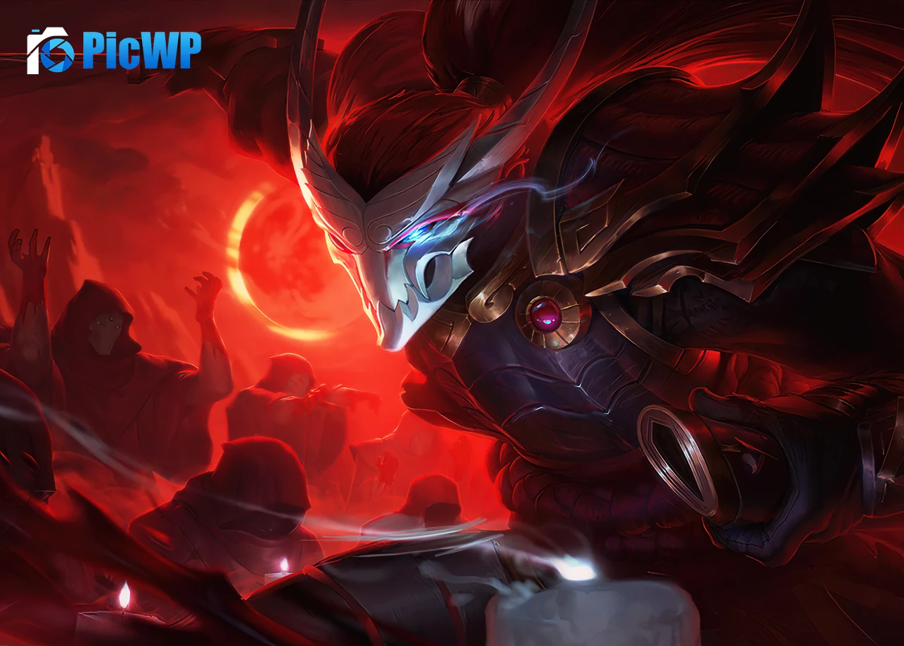 Blood Moon Yasuo League of Legends 4K PC Wallpaper
