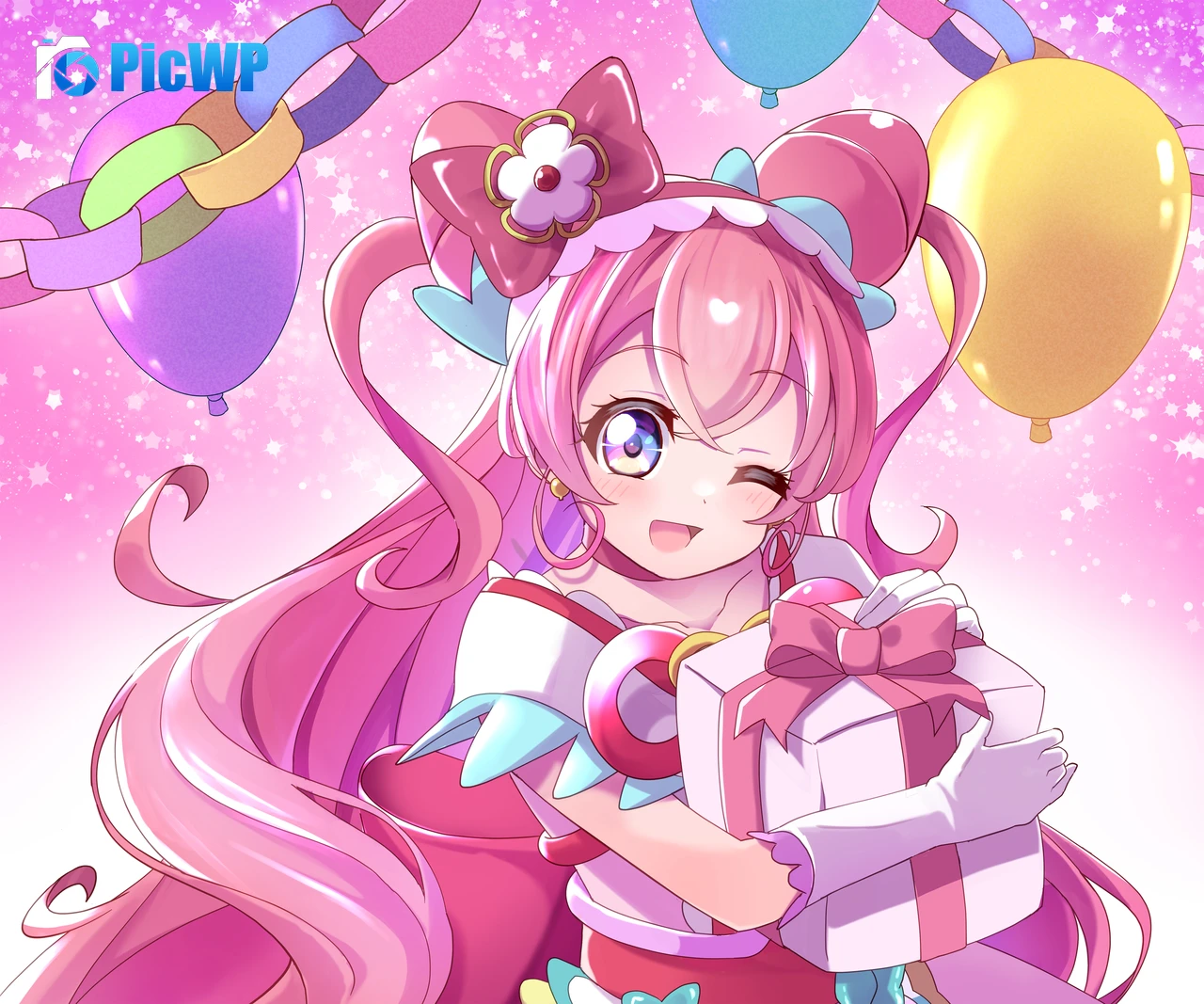 Yui Nagomi Delicious Party Precure 6K PC Wallpaper