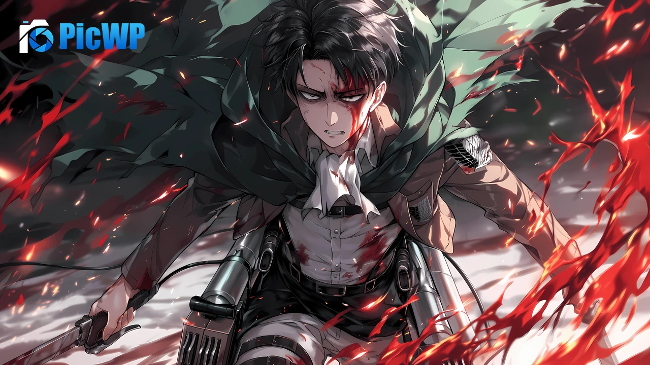 Levi Ackerman AI art 6K PC Wallpaper