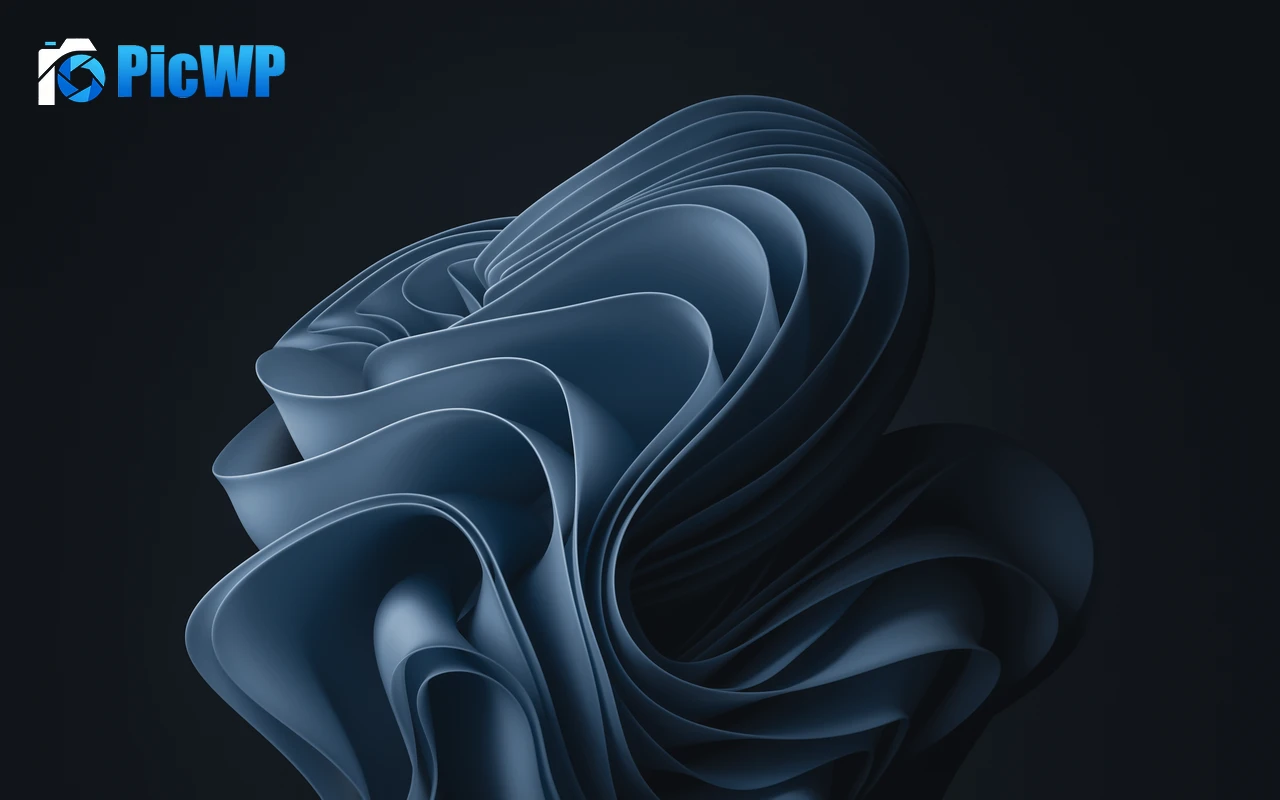 Windows 11 Grey abstract 4K PC Wallpaper