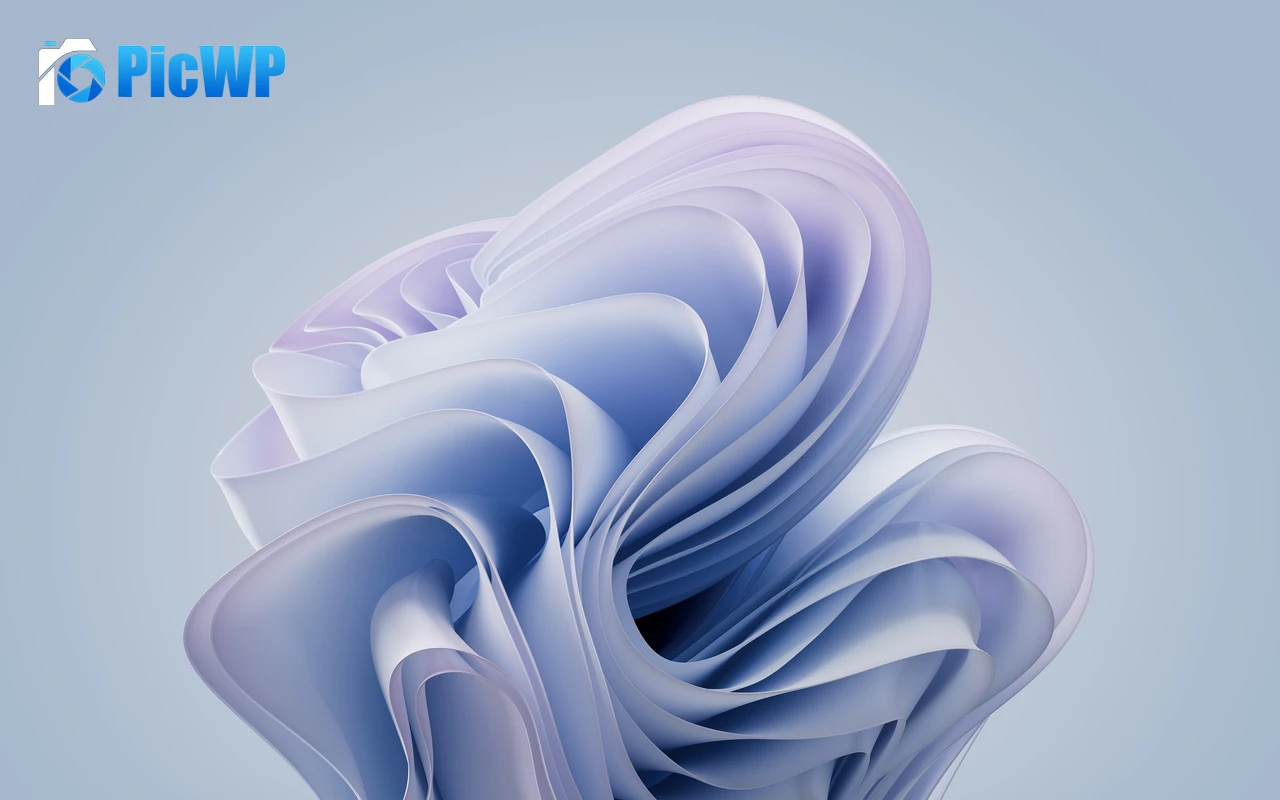 Surface Pro 9 Pastel blue 4K PC Wallpaper