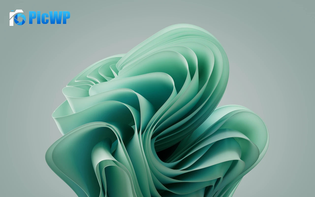 Surface Laptop 5 Teal abstract 4K PC Wallpaper