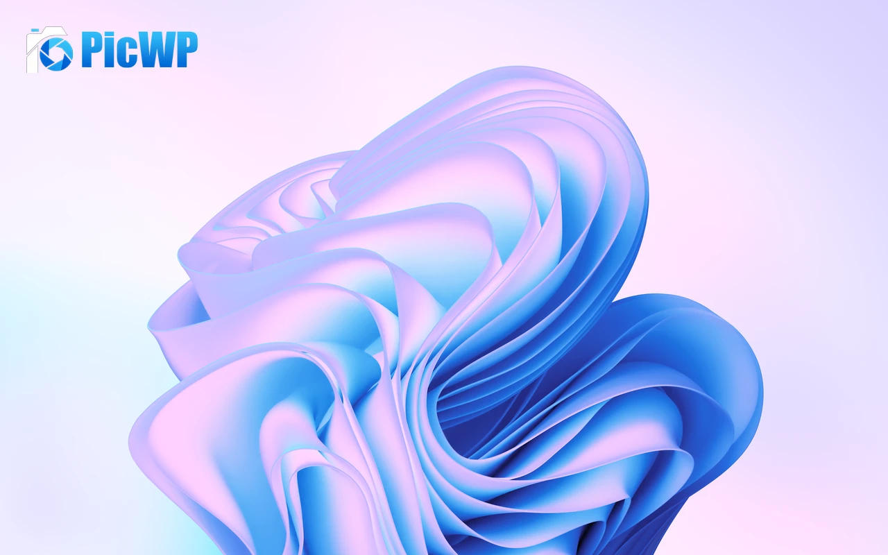 Windows 11 Cyan blue abstract 4K PC Wallpaper