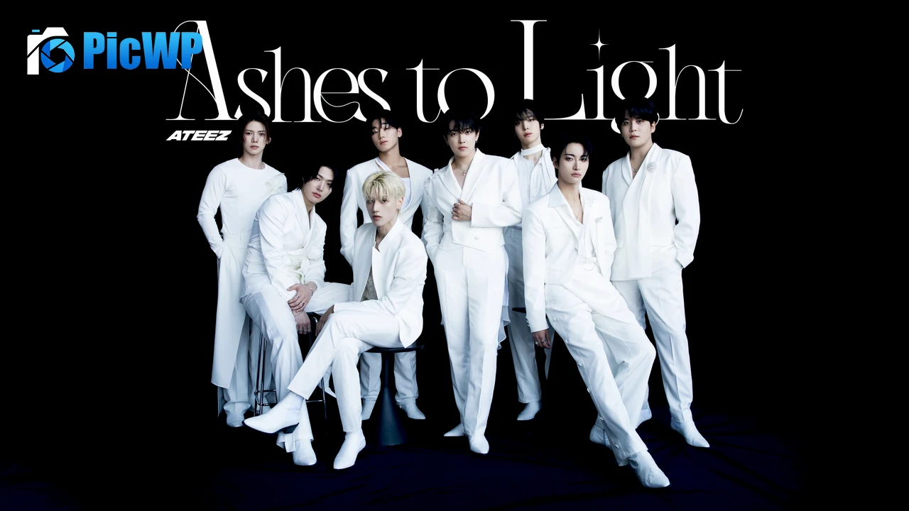 ATEEZ Ashes to Light 6K PC Wallpaper